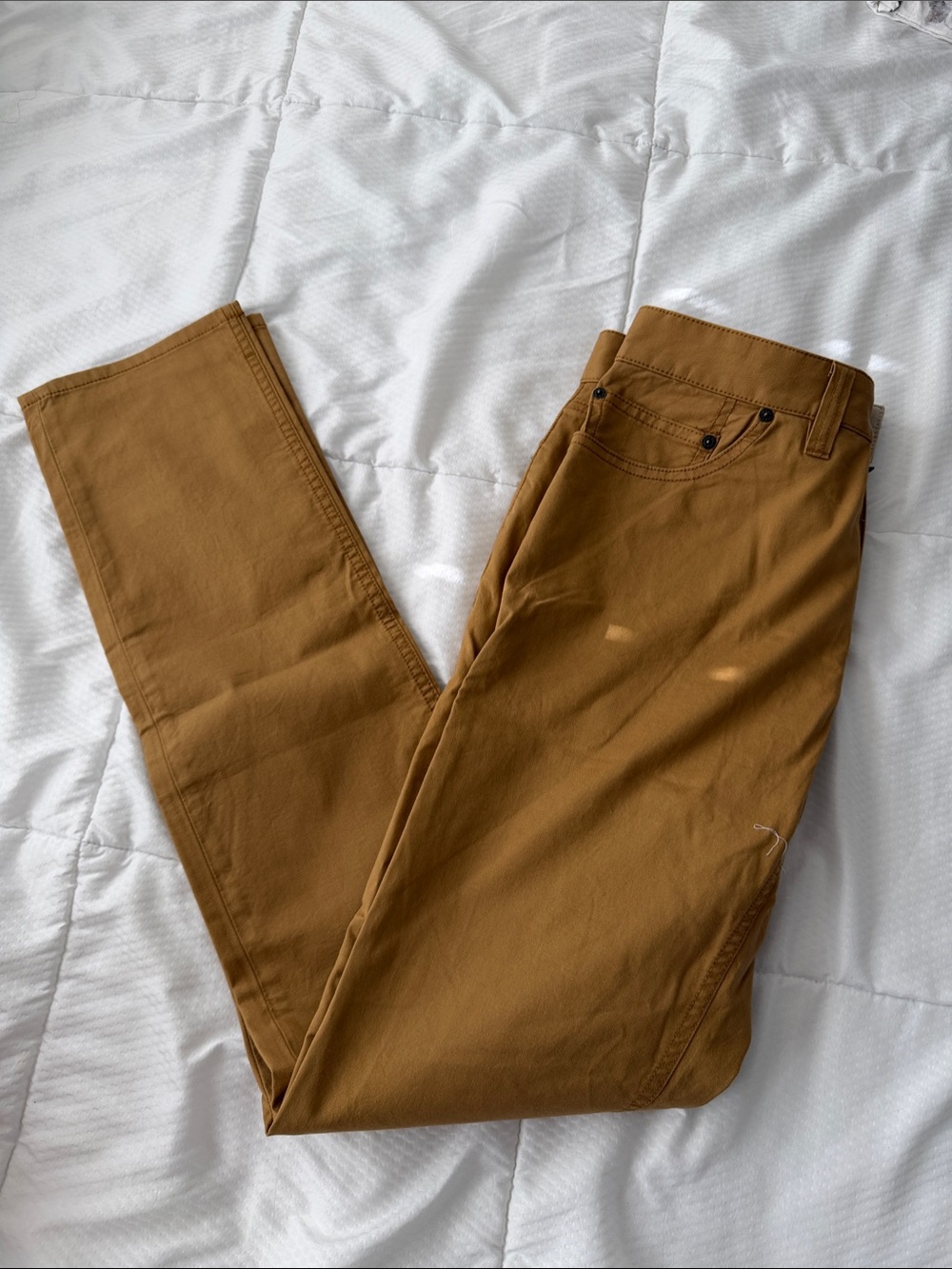 Men's Prana Brown Straight-Leg Pants